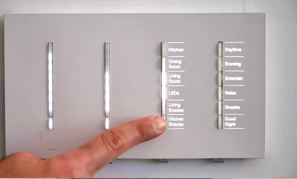 Control panel for lighting