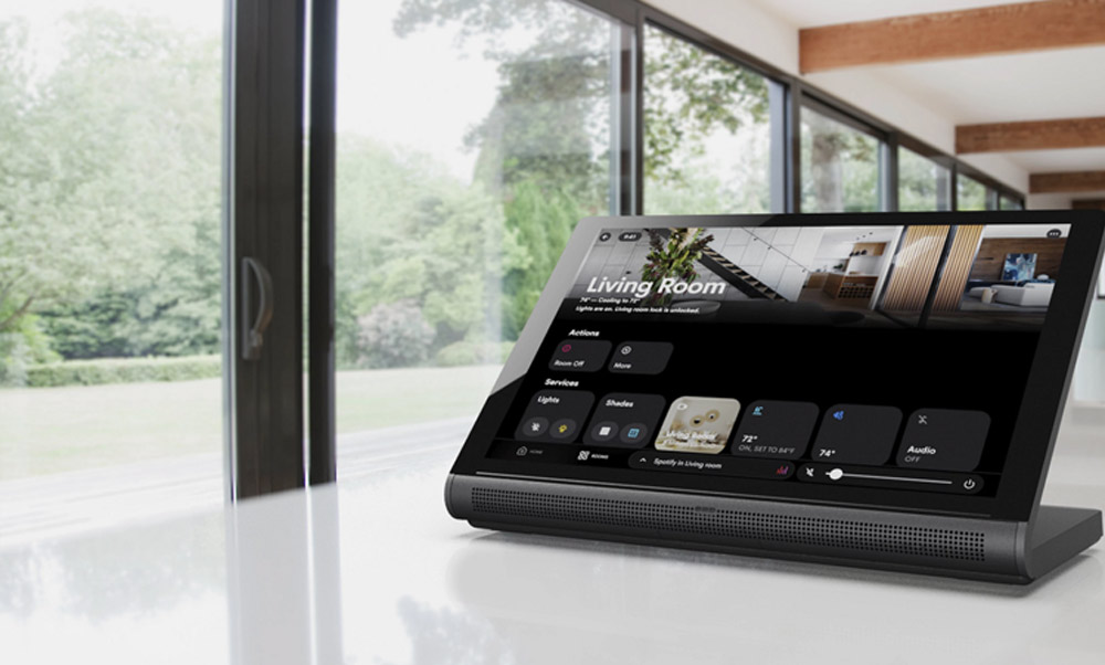 Touch panel for living room control