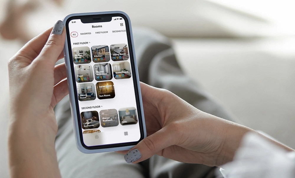 Smartphone app for controlling home systems